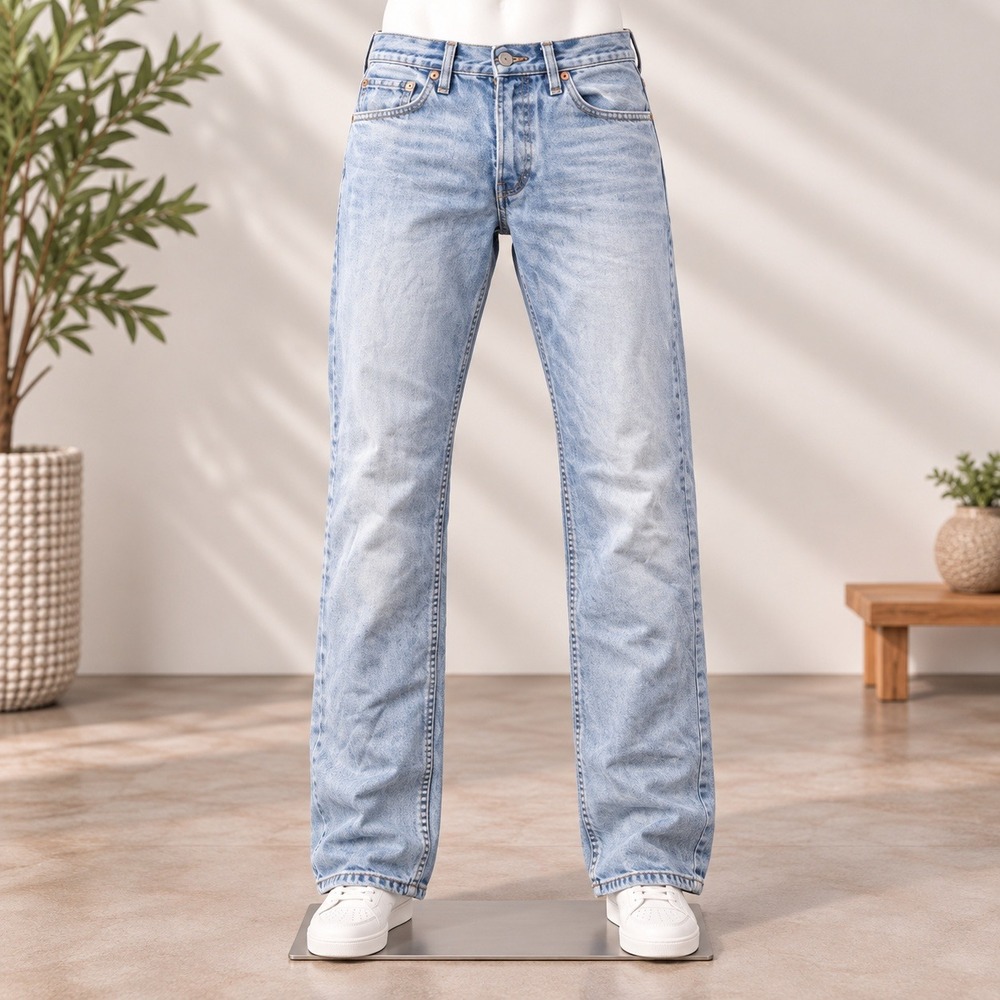 Levi's 511 Slim Fit Jeans Mens 34x31 Light Wash Blue Denim Pants